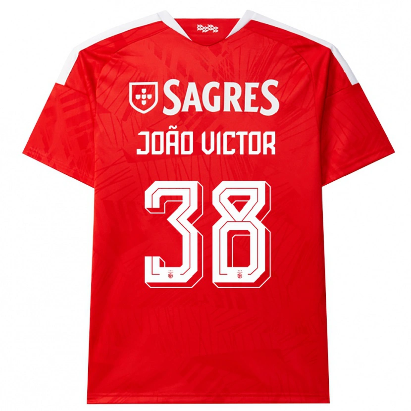 Danxen Uomo Maglia Joao Victor #38 Rosso Bianco Giallo Kit Gara Home 2026/27 Maglietta