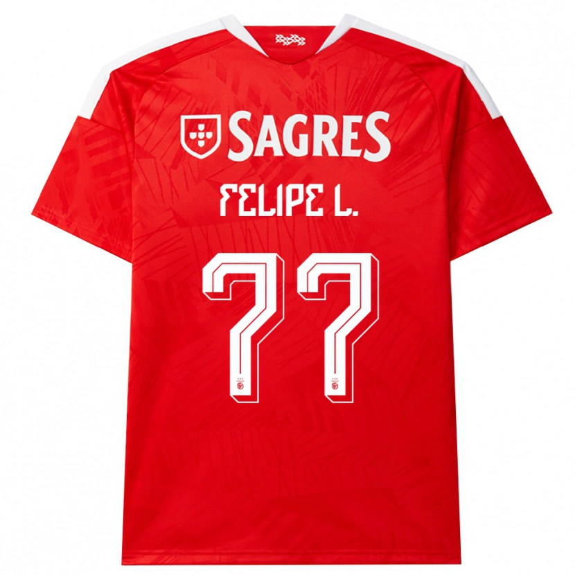Danxen Uomo Maglia Felipe Lima #77 Rosso Bianco Giallo Kit Gara Home 2026/27 Maglietta
