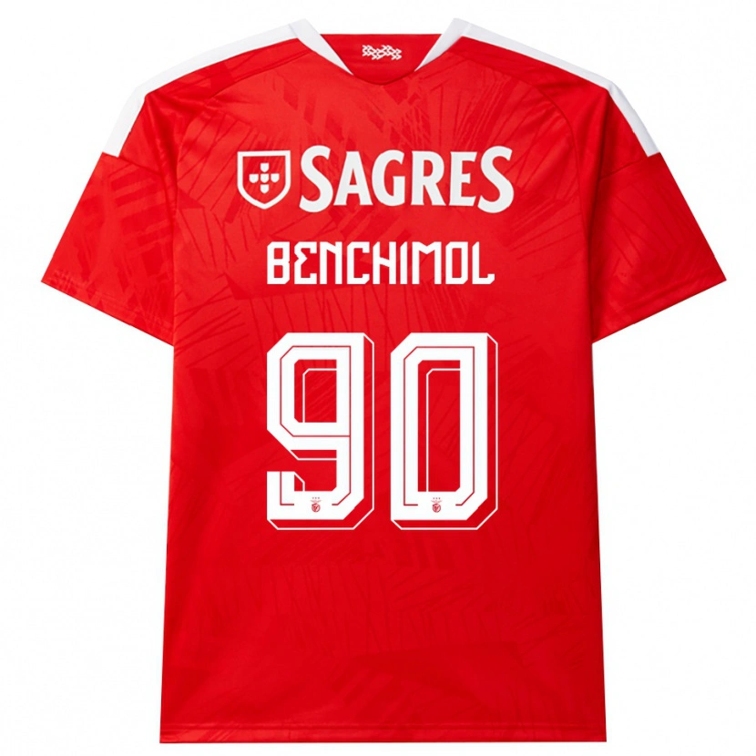 Danxen Uomo Maglia Benchimol #90 Rosso Bianco Giallo Kit Gara Home 2026/27 Maglietta