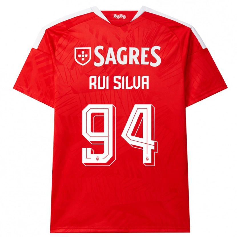 Danxen Uomo Maglia Rui Silva #94 Rosso Bianco Giallo Kit Gara Home 2026/27 Maglietta