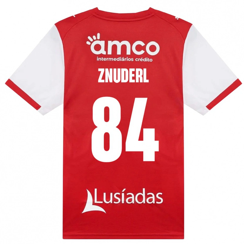Danxen Uomo Maglia Tai Znuderl #84 Bianco Rosso Nero Kit Gara Home 2026/27 Maglietta