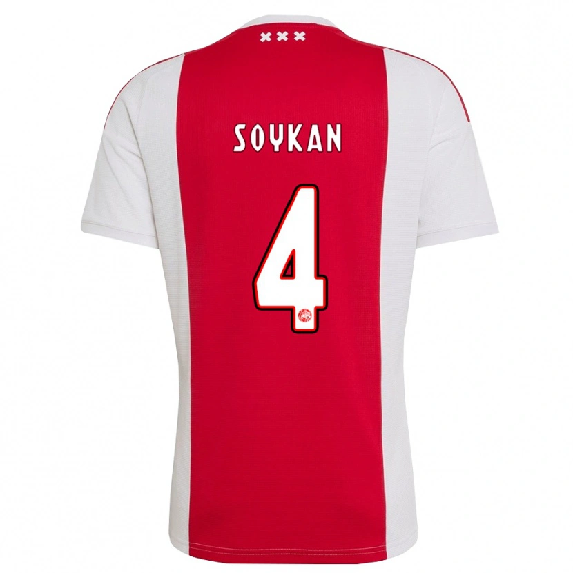 Danxen Uomo Maglia Aykan Soykan #4 Rosso Bianco Giallo Kit Gara Home 2026/27 Maglietta