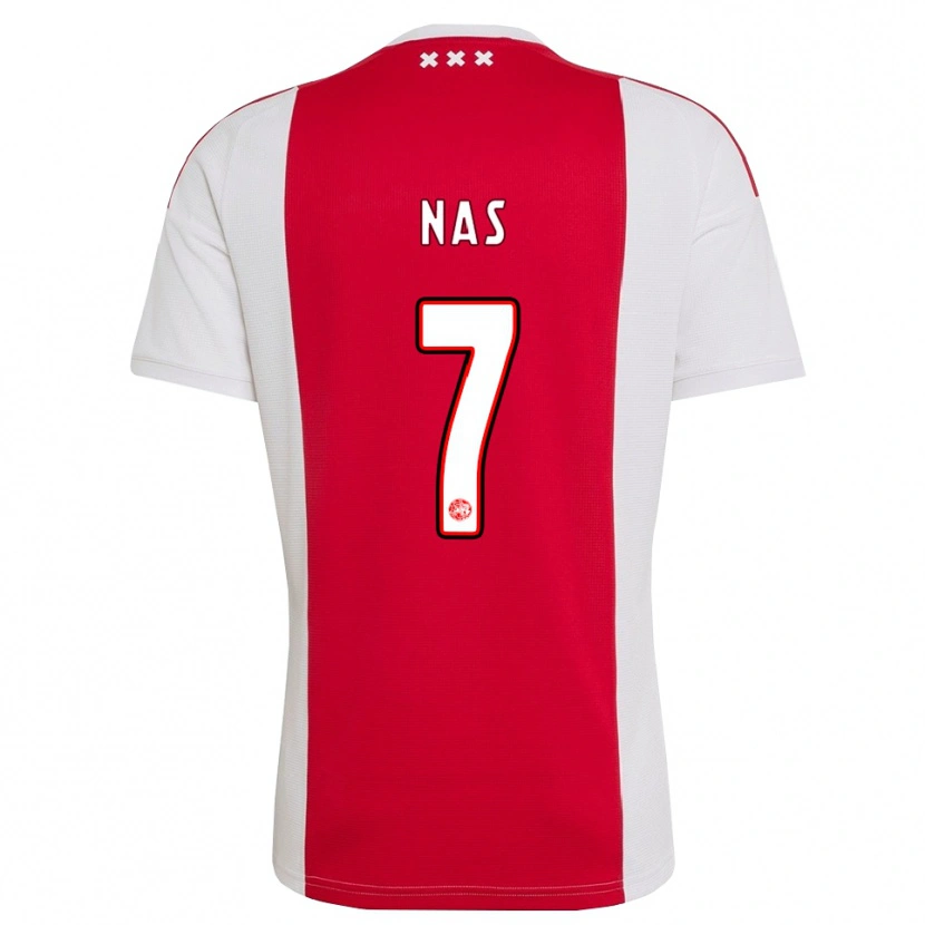 Danxen Uomo Maglia Luca Nas #7 Rosso Bianco Giallo Kit Gara Home 2026/27 Maglietta