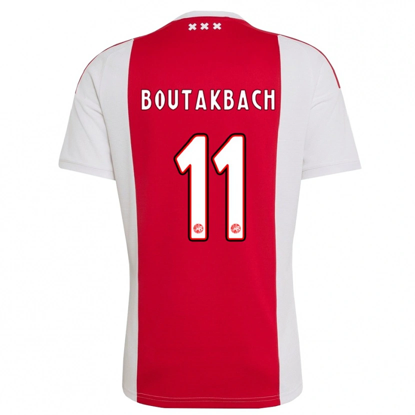 Danxen Uomo Maglia Massin Boutakbach #11 Rosso Bianco Giallo Kit Gara Home 2026/27 Maglietta