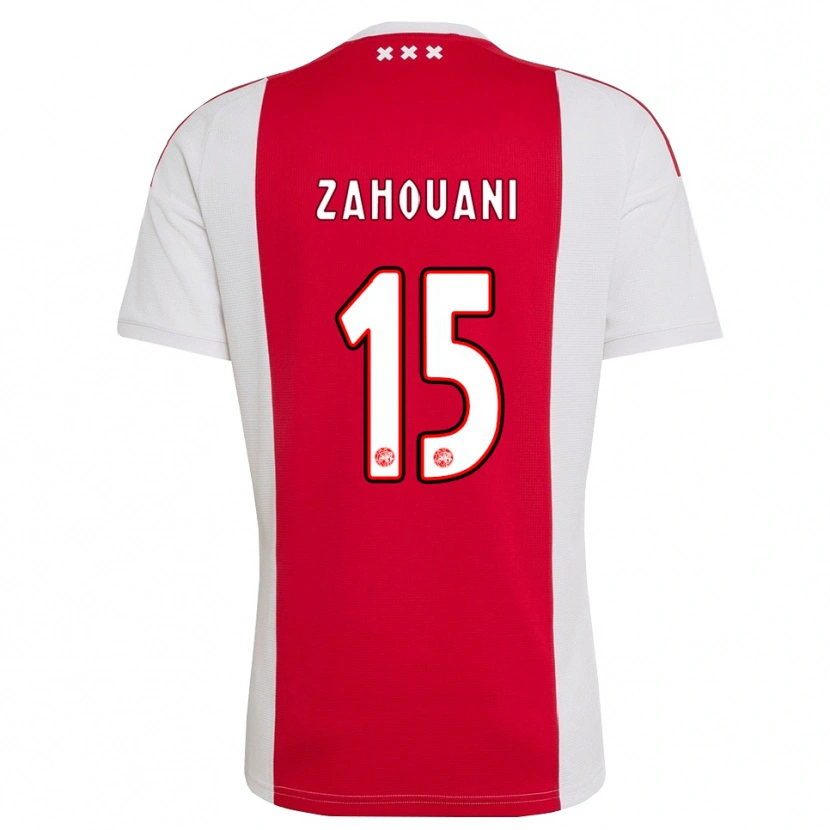 Danxen Uomo Maglia Fouad Zahouani #15 Rosso Bianco Giallo Kit Gara Home 2026/27 Maglietta