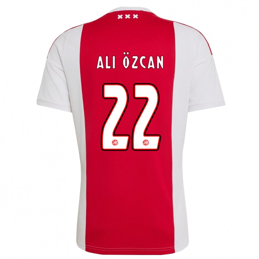 Danxen Uomo Maglia Akın Ali Özcan #22 Rosso Bianco Giallo Kit Gara Home 2026/27 Maglietta