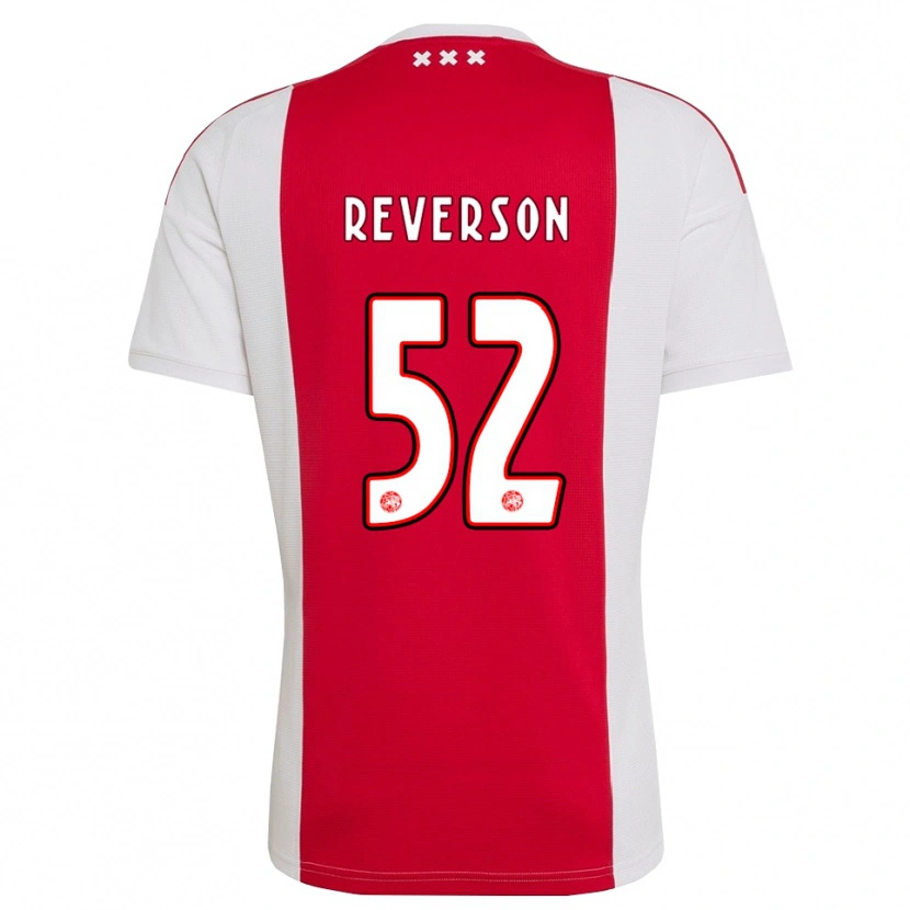 Danxen Uomo Maglia Paul Reverson #52 Rosso Bianco Giallo Kit Gara Home 2026/27 Maglietta