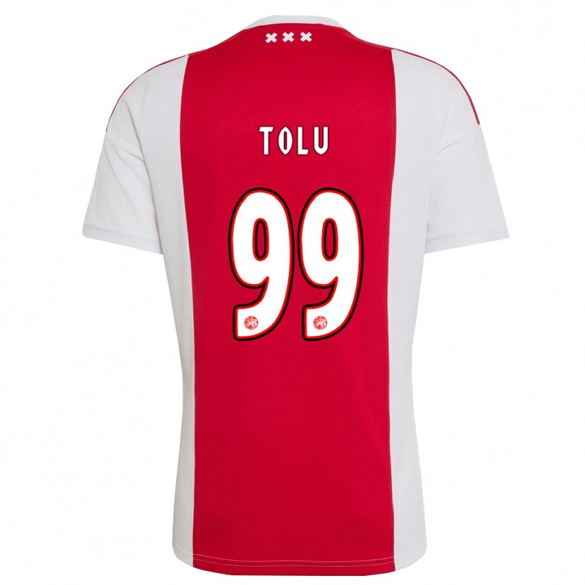 Danxen Uomo Maglia Tolu Arokodare #99 Rosso Bianco Giallo Kit Gara Home 2026/27 Maglietta