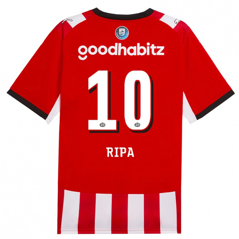 Danxen Uomo Maglia Chimera Ripa #10 Rosso Bianco Nero Kit Gara Home 2026/27 Maglietta