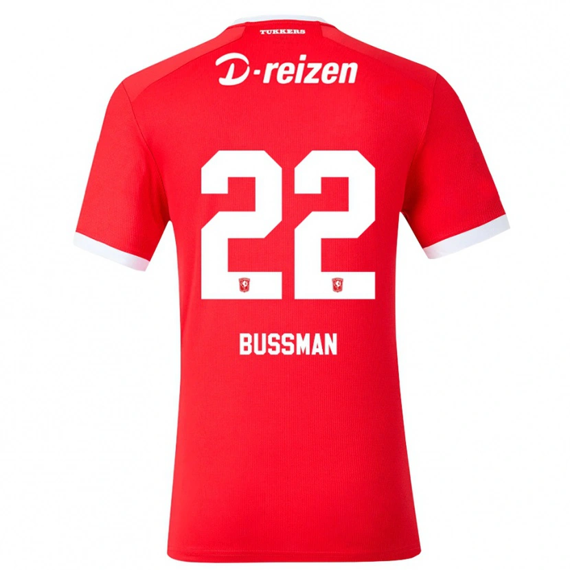 Danxen Uomo Maglia Fiene Bussman #22 Rosso Bianco Kit Gara Home 2026/27 Maglietta