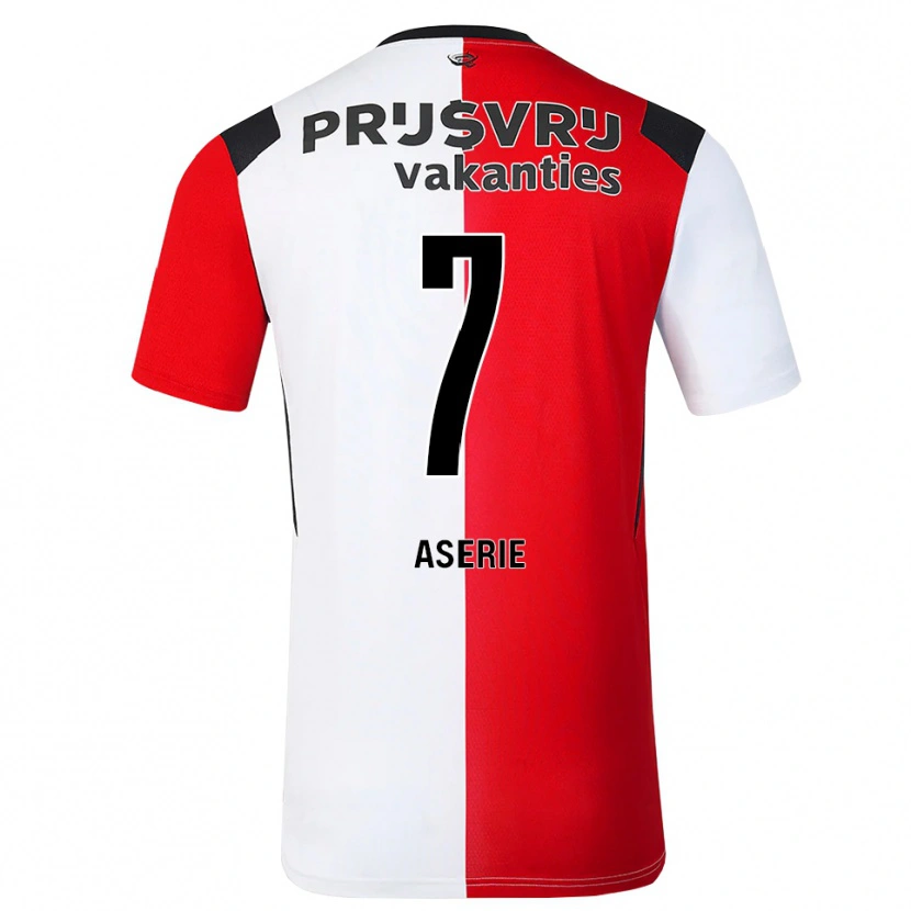 Danxen Uomo Maglia Gian-Luca Aserie #7 Rosso Bianco Nero Kit Gara Home 2026/27 Maglietta