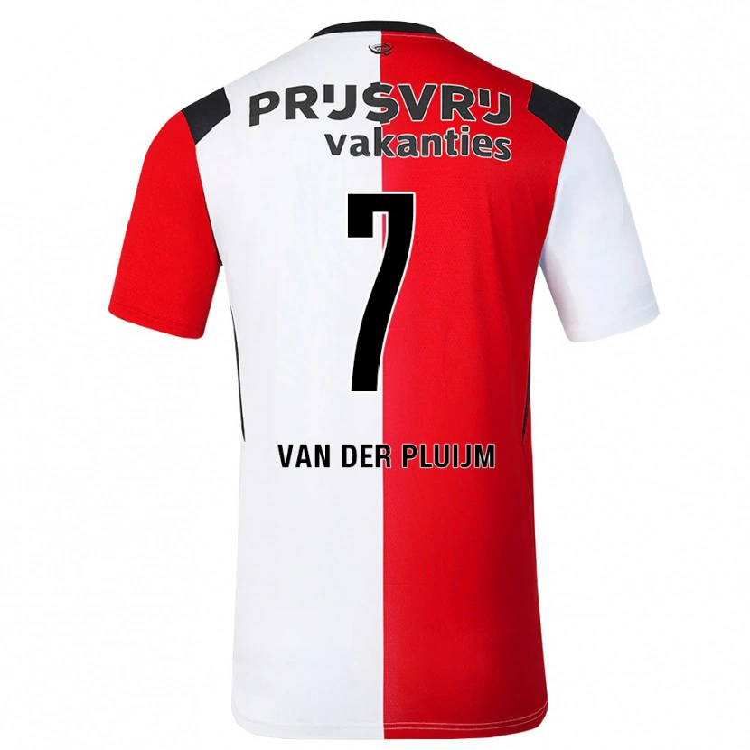 Danxen Uomo Maglia Marvin Van Der Pluijm #7 Rosso Bianco Nero Kit Gara Home 2026/27 Maglietta