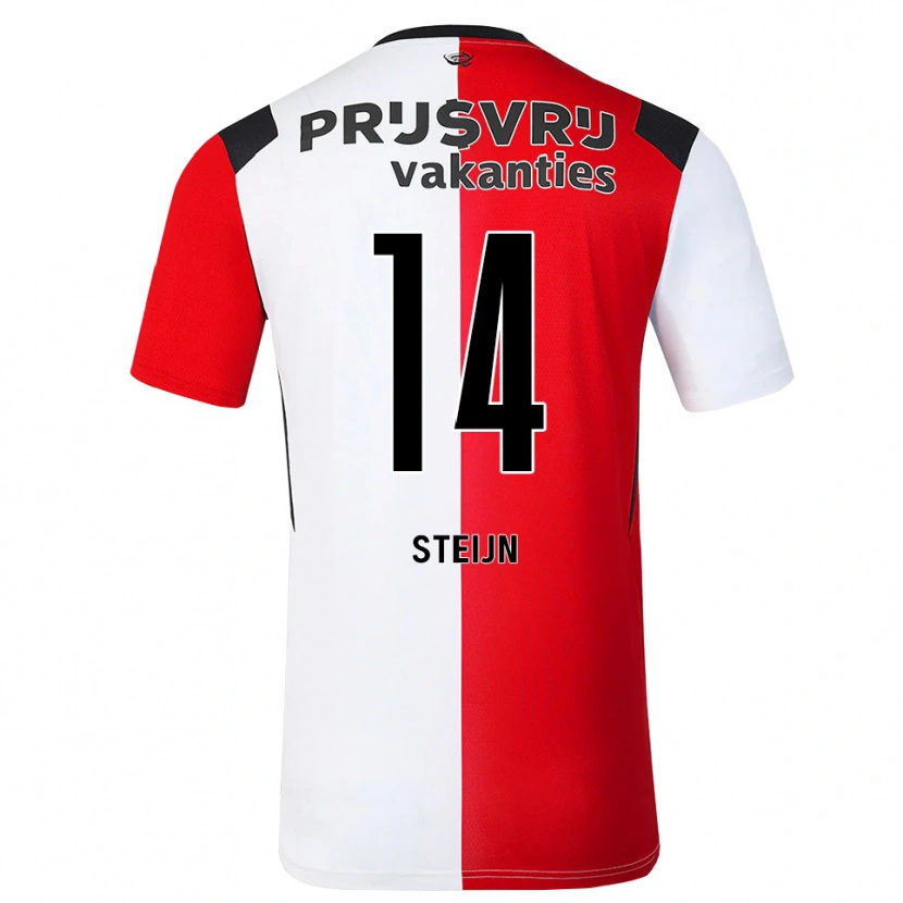 Danxen Uomo Maglia Sem Steijn #14 Rosso Bianco Nero Kit Gara Home 2026/27 Maglietta