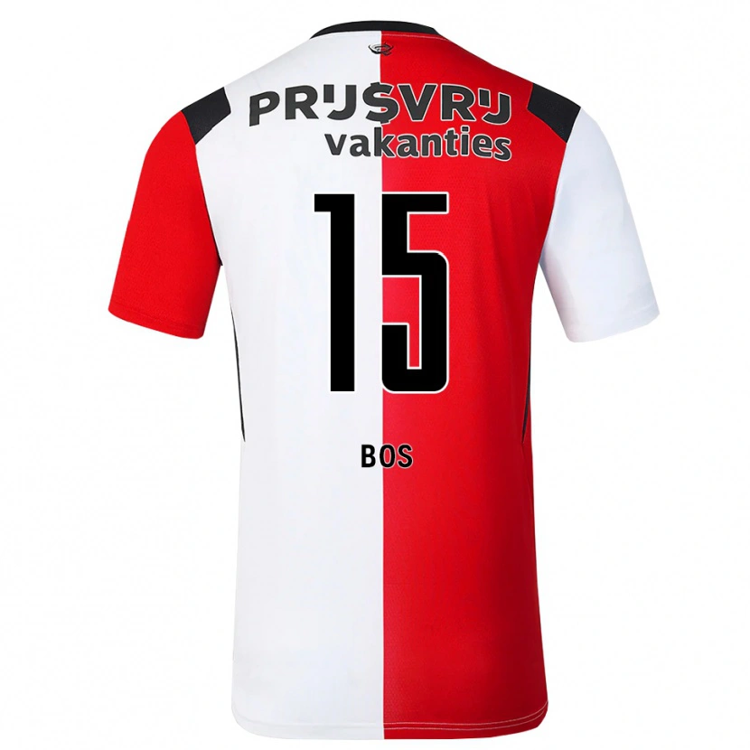 Danxen Uomo Maglia Jordan Bos #15 Rosso Bianco Nero Kit Gara Home 2026/27 Maglietta