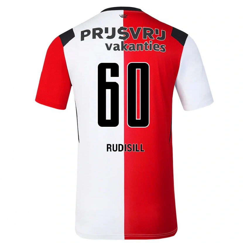 Danxen Uomo Maglia Paulo Rudisill #60 Rosso Bianco Nero Kit Gara Home 2026/27 Maglietta