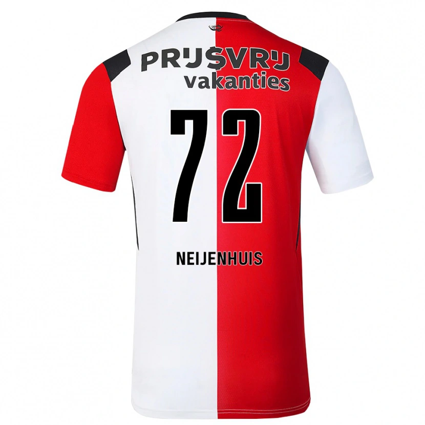 Danxen Uomo Maglia Kelvin Neijenhuis #72 Rosso Bianco Nero Kit Gara Home 2026/27 Maglietta