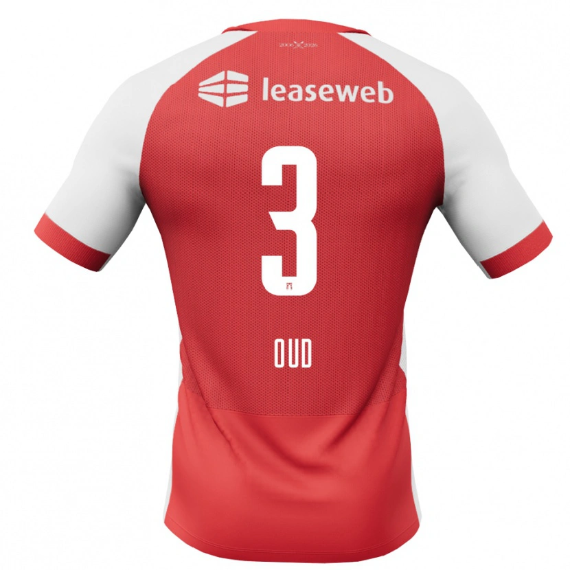 Danxen Uomo Maglia Joeri Oud #3 Rosso Bianco Nero Kit Gara Home 2026/27 Maglietta