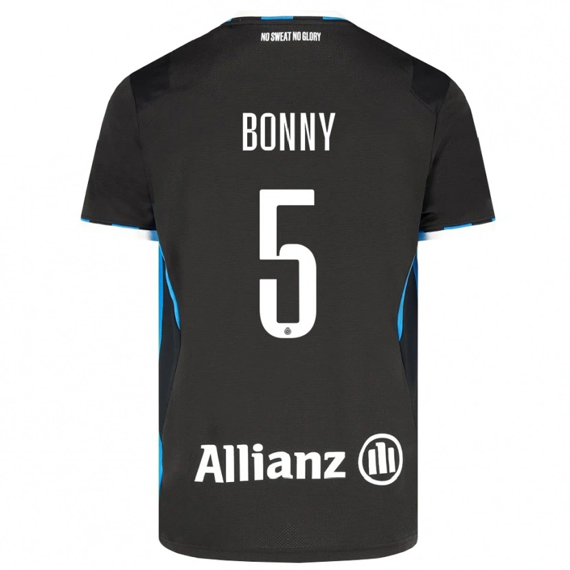 Danxen Uomo Maglia Chionne Bonny #5 Nero Rosso Blu Kit Gara Home 2026/27 Maglietta