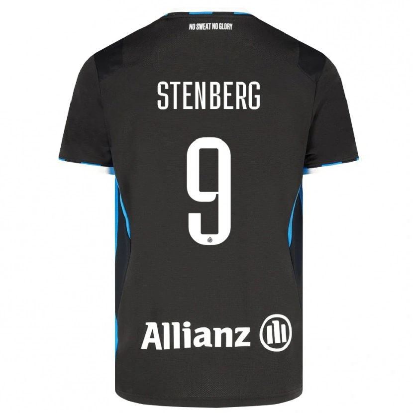 Danxen Uomo Maglia Hanna Stenberg #9 Nero Rosso Blu Kit Gara Home 2026/27 Maglietta