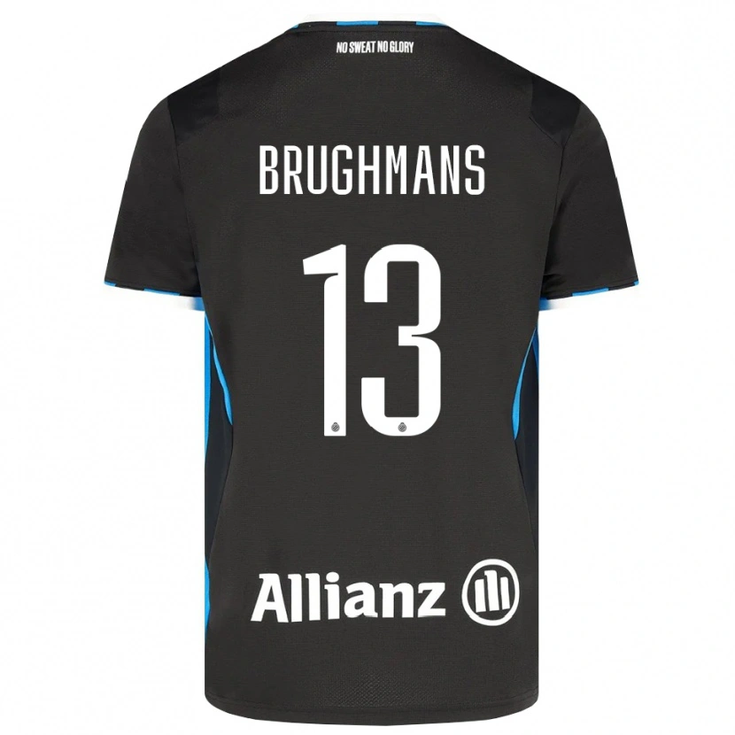 Danxen Uomo Maglia Beau Brughmans #13 Nero Rosso Blu Kit Gara Home 2026/27 Maglietta