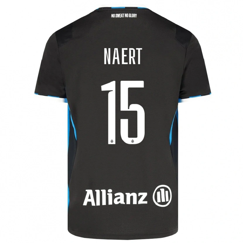 Danxen Uomo Maglia Stan Naert #15 Nero Rosso Blu Kit Gara Home 2026/27 Maglietta