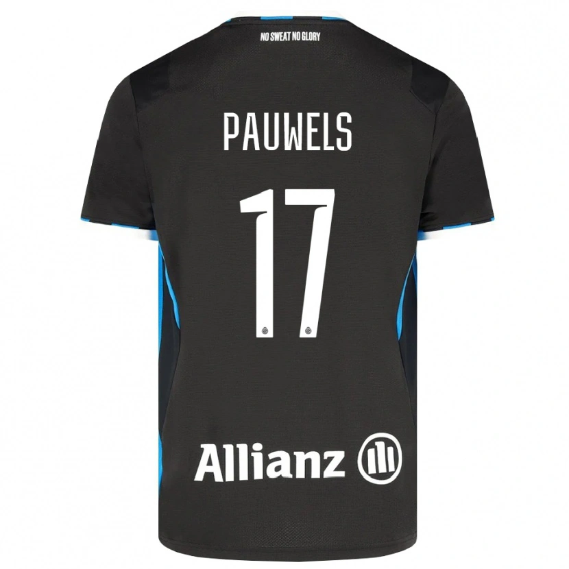 Danxen Uomo Maglia Fleur Pauwels #17 Nero Rosso Blu Kit Gara Home 2026/27 Maglietta