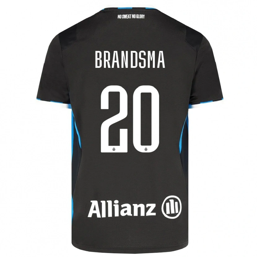 Danxen Uomo Maglia Ilke Brandsma #20 Nero Rosso Blu Kit Gara Home 2026/27 Maglietta