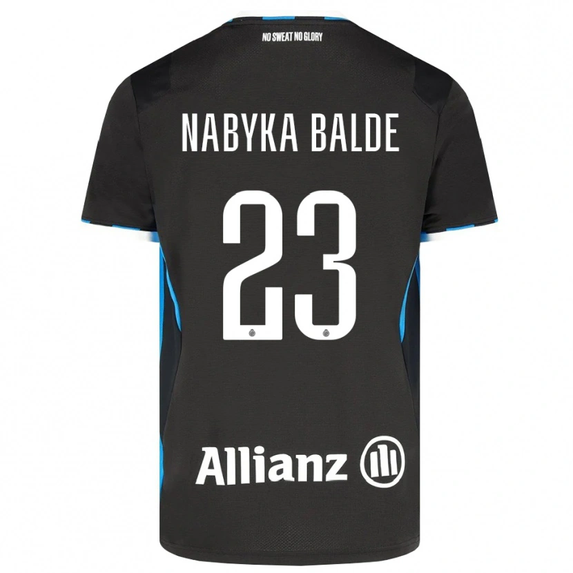 Danxen Uomo Maglia Mamadou Balde #23 Nero Rosso Blu Kit Gara Home 2026/27 Maglietta