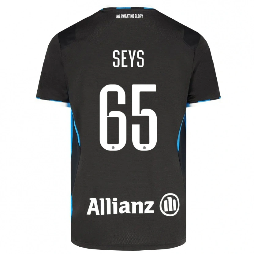 Danxen Uomo Maglia Joaquin Seys #65 Nero Rosso Blu Kit Gara Home 2026/27 Maglietta