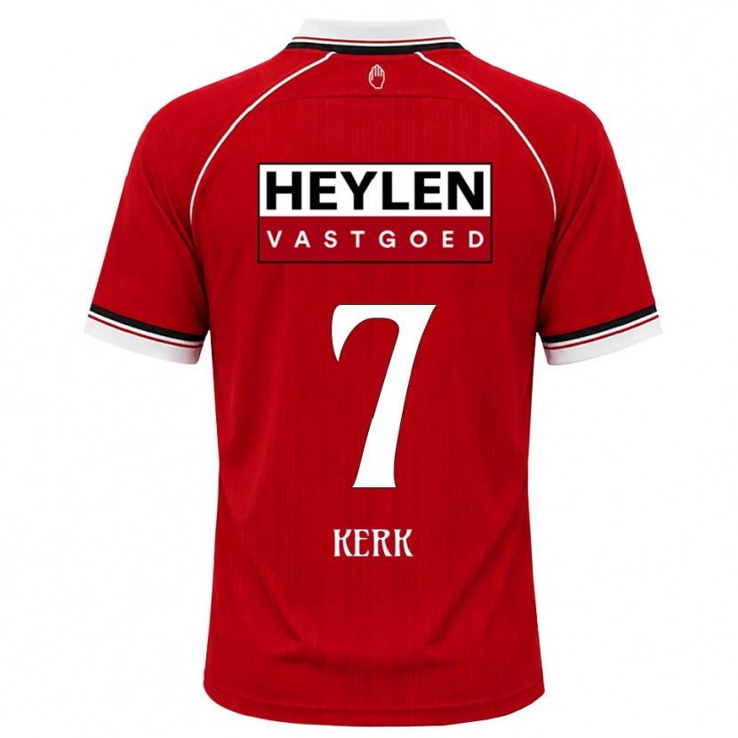 Danxen Uomo Maglia Gyrano Kerk #7 Rosso Bianco Nero Kit Gara Home 2026/27 Maglietta