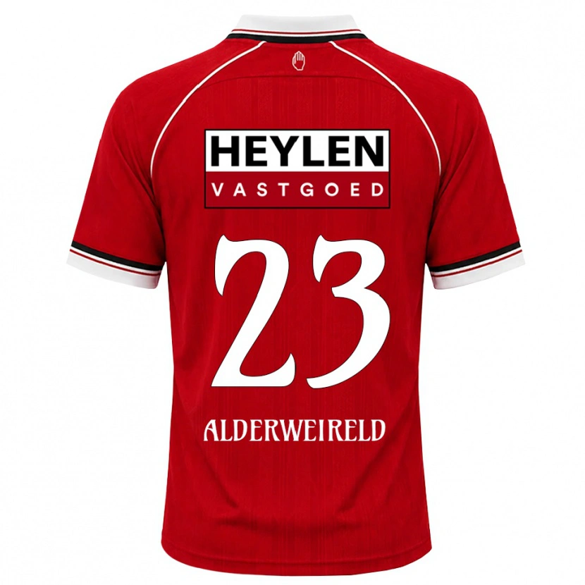 Danxen Uomo Maglia Toby Alderweireld #23 Rosso Bianco Nero Kit Gara Home 2026/27 Maglietta