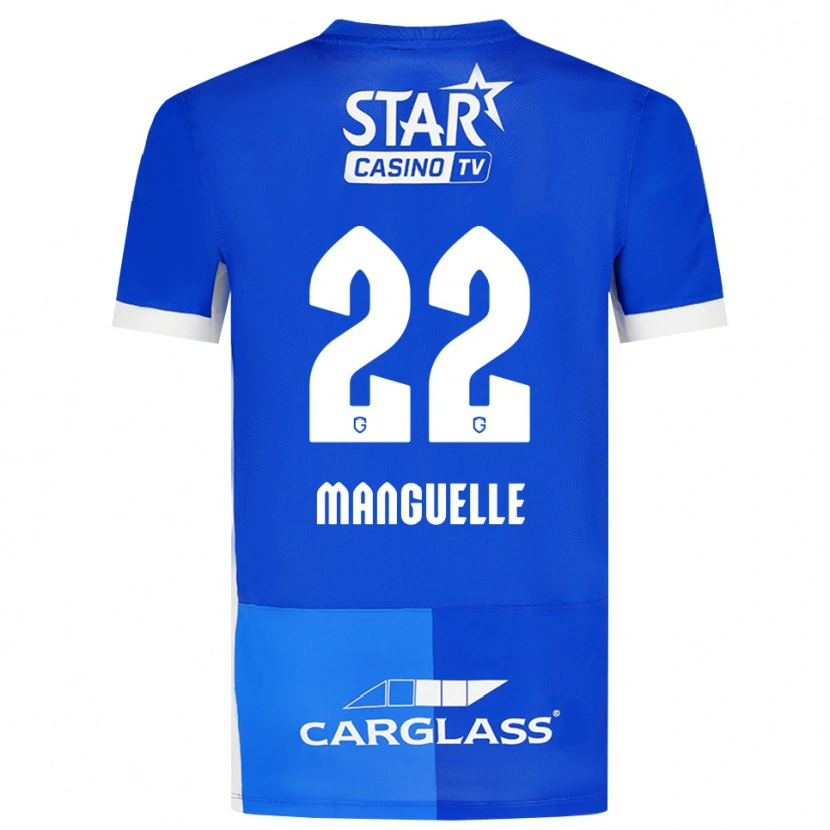 Danxen Uomo Maglia Brad Manguelle #22 Blu Medio Blu Reale Bianco Kit Gara Home 2026/27 Maglietta