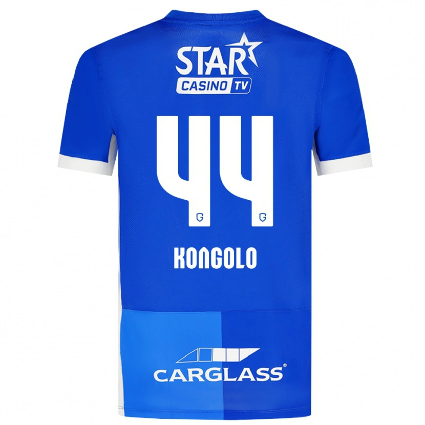 Danxen Uomo Maglia Josué Kongolo #44 Blu Medio Blu Reale Bianco Kit Gara Home 2026/27 Maglietta