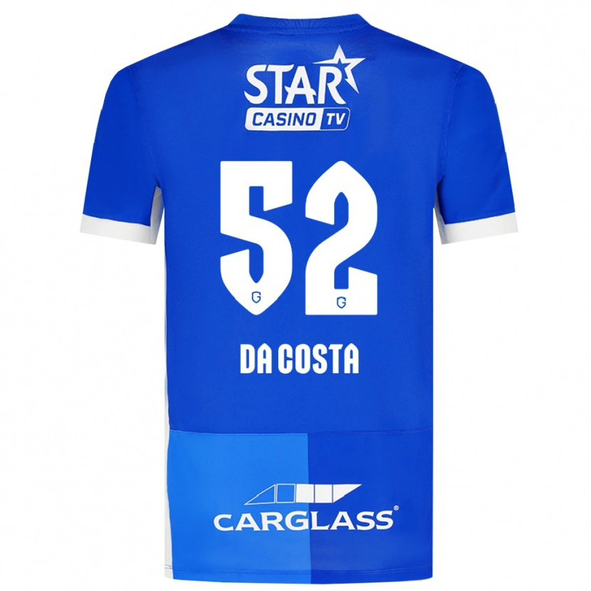 Danxen Uomo Maglia Wilson Da Costa #52 Blu Medio Blu Reale Bianco Kit Gara Home 2026/27 Maglietta