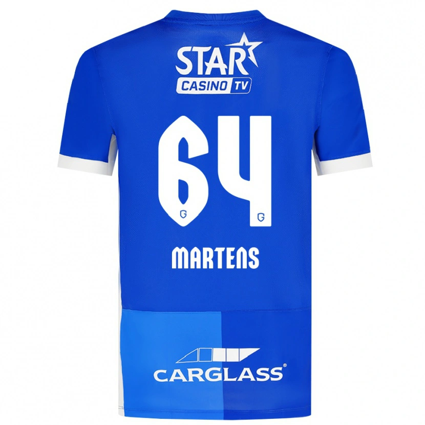 Danxen Uomo Maglia Nolan Martens #64 Blu Medio Blu Reale Bianco Kit Gara Home 2026/27 Maglietta