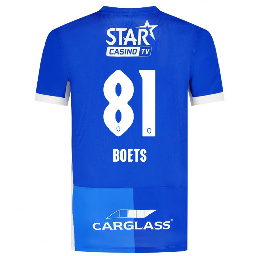 Danxen Uomo Maglia Keo Boets #81 Blu Medio Blu Reale Bianco Kit Gara Home 2026/27 Maglietta