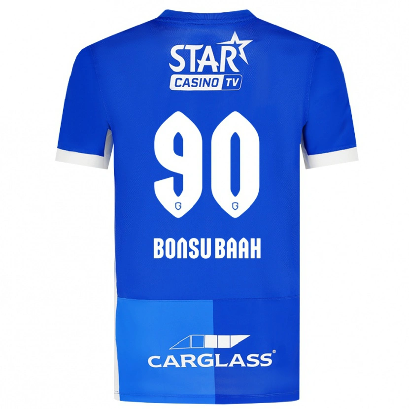 Danxen Uomo Maglia Christopher Bonsu Baah #90 Blu Medio Blu Reale Bianco Kit Gara Home 2026/27 Maglietta