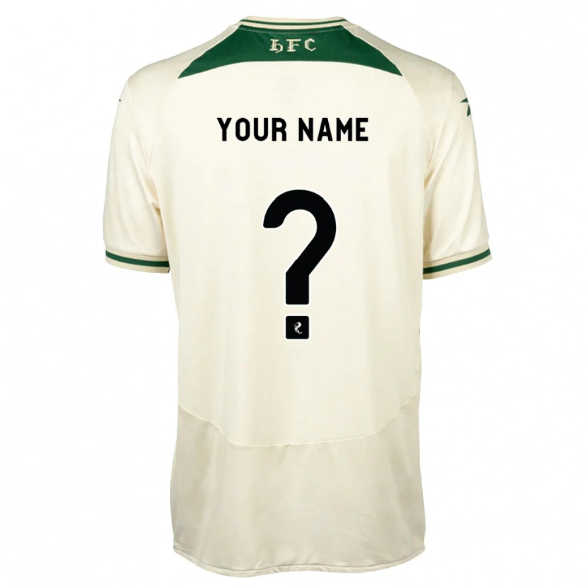 Danxen Uomo Maglia Il Tuo Nome #0 Verde Foresta Bianco Kit Gara Away 2026/27 Maglietta