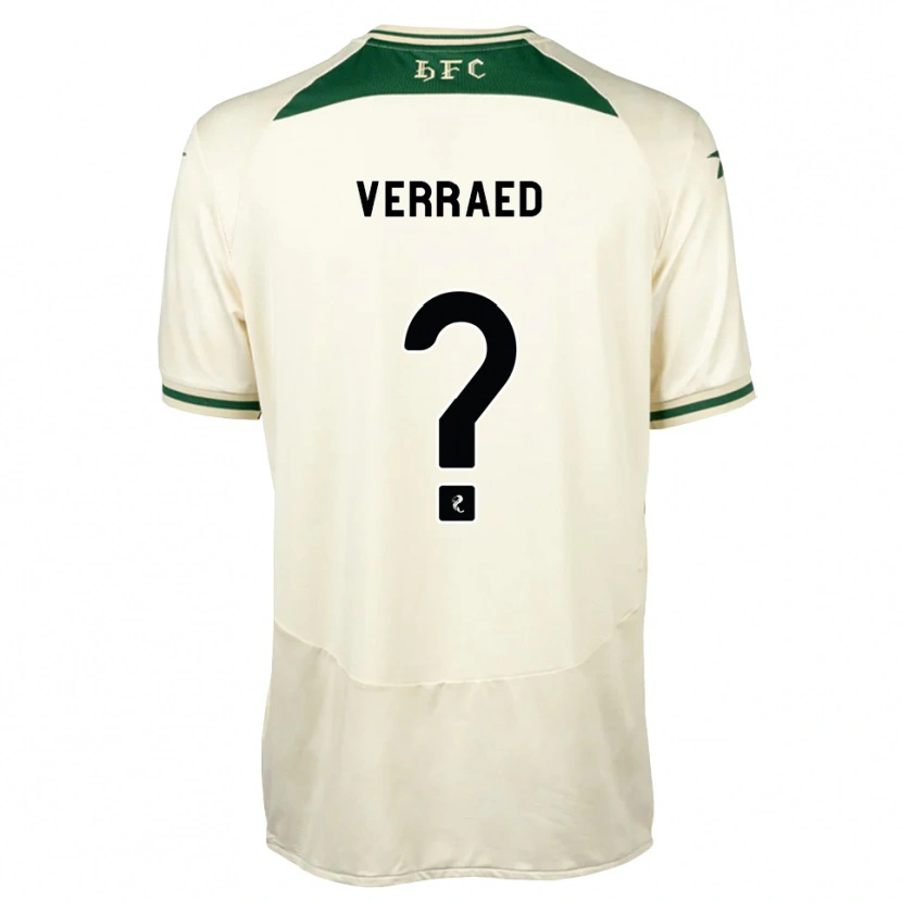Danxen Uomo Maglia Henry Verraed #0 Verde Foresta Bianco Kit Gara Away 2026/27 Maglietta