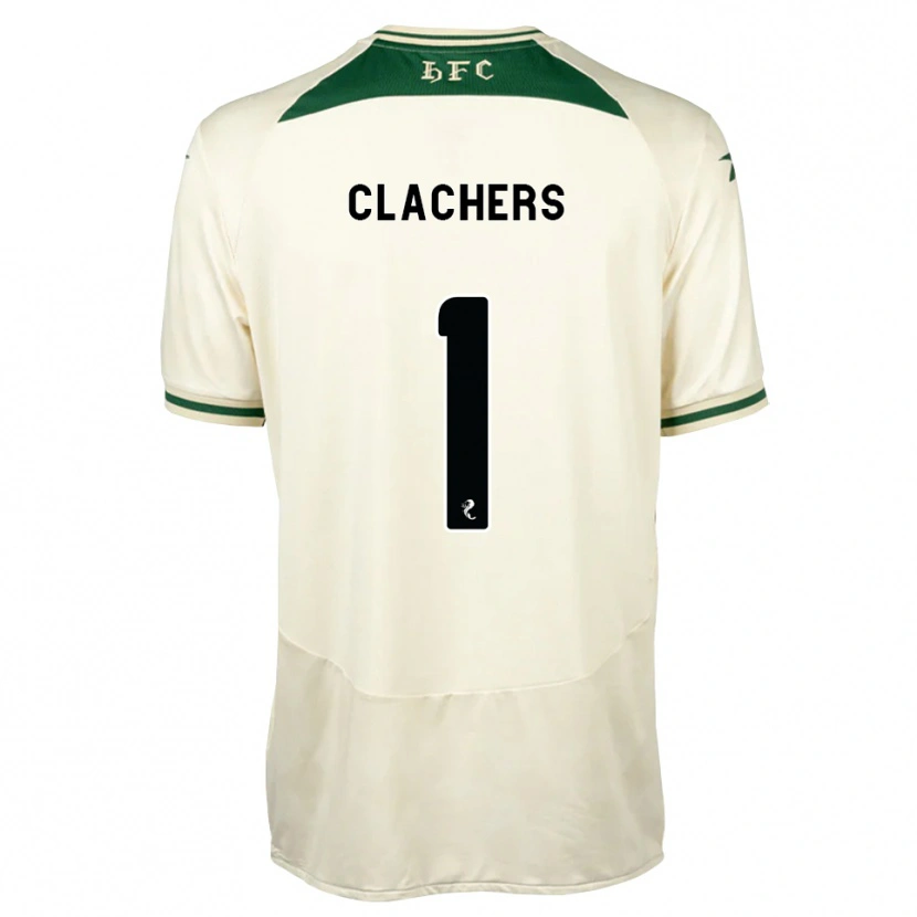 Danxen Uomo Maglia Erin Clachers #1 Verde Foresta Bianco Kit Gara Away 2026/27 Maglietta
