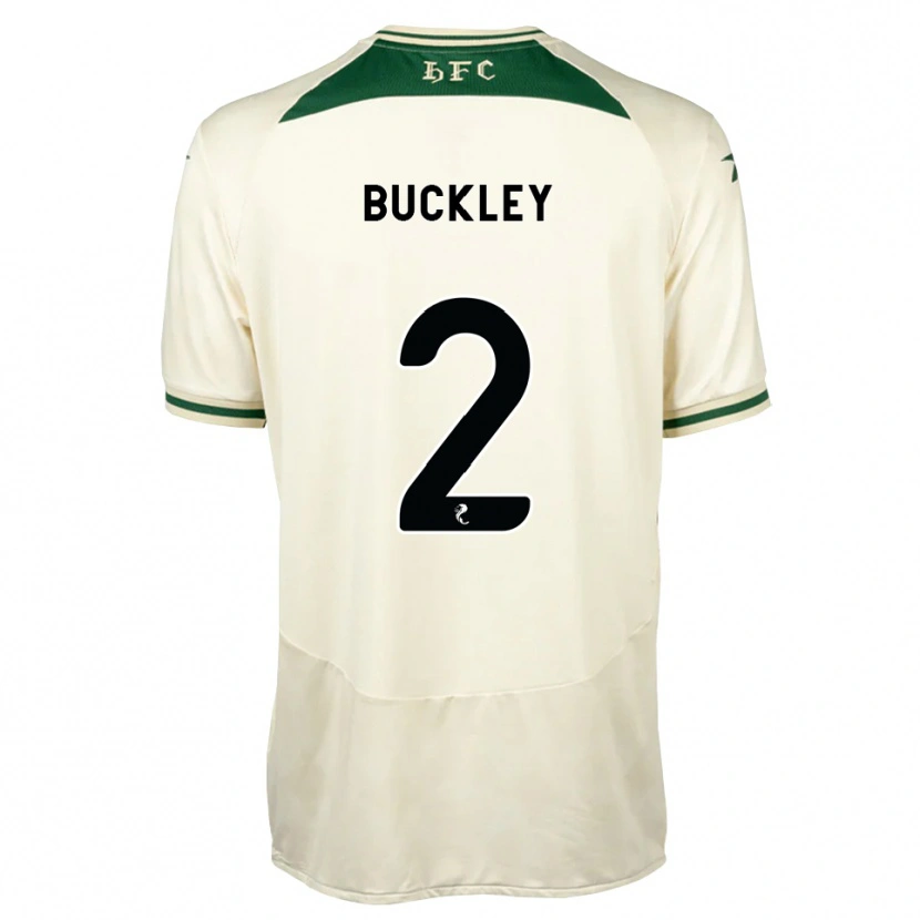 Danxen Uomo Maglia Adam Buckley #2 Verde Foresta Bianco Kit Gara Away 2026/27 Maglietta