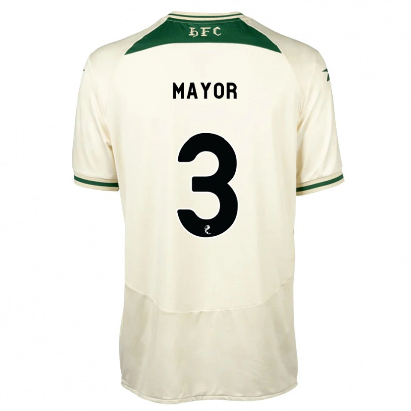 Danxen Uomo Maglia Adam Mayor #3 Verde Foresta Bianco Kit Gara Away 2026/27 Maglietta