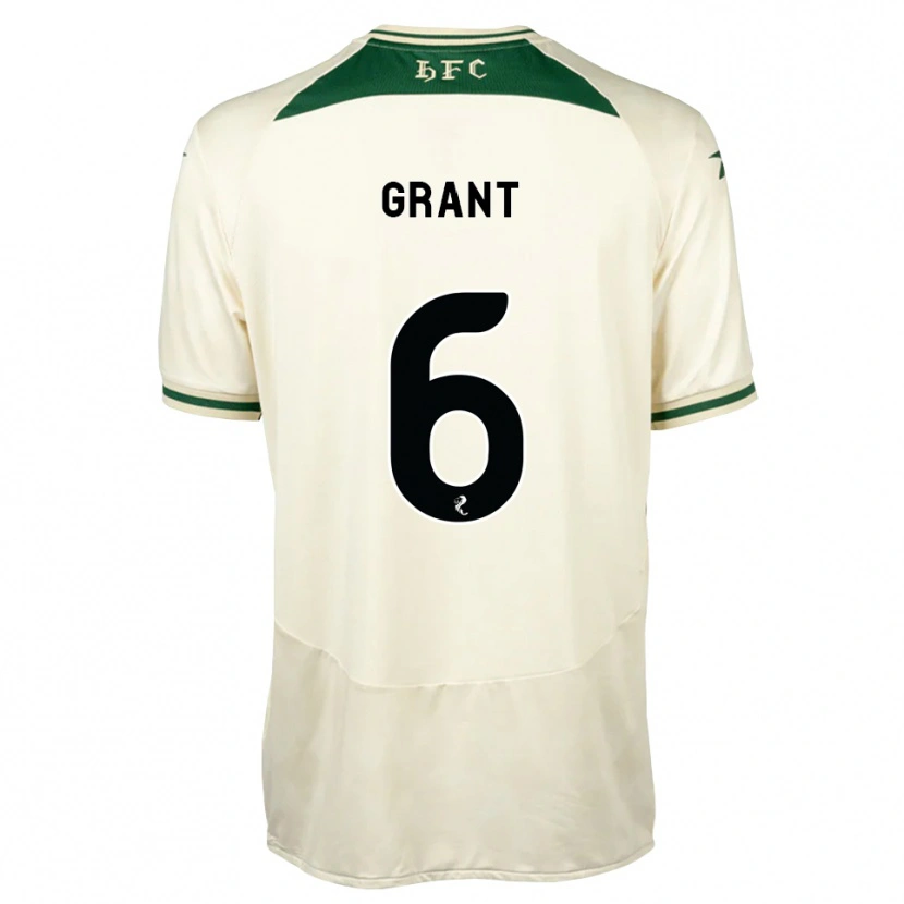 Danxen Uomo Maglia Ciara Grant #6 Verde Foresta Bianco Kit Gara Away 2026/27 Maglietta