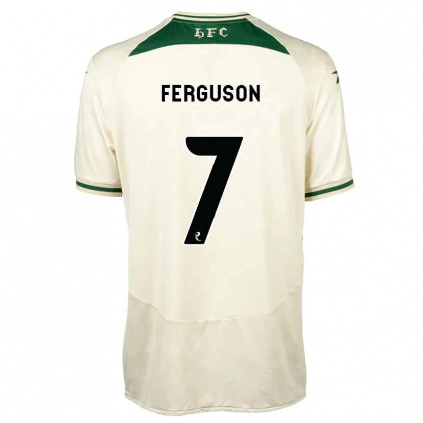 Danxen Uomo Maglia Abbie Ferguson #7 Verde Foresta Bianco Kit Gara Away 2026/27 Maglietta