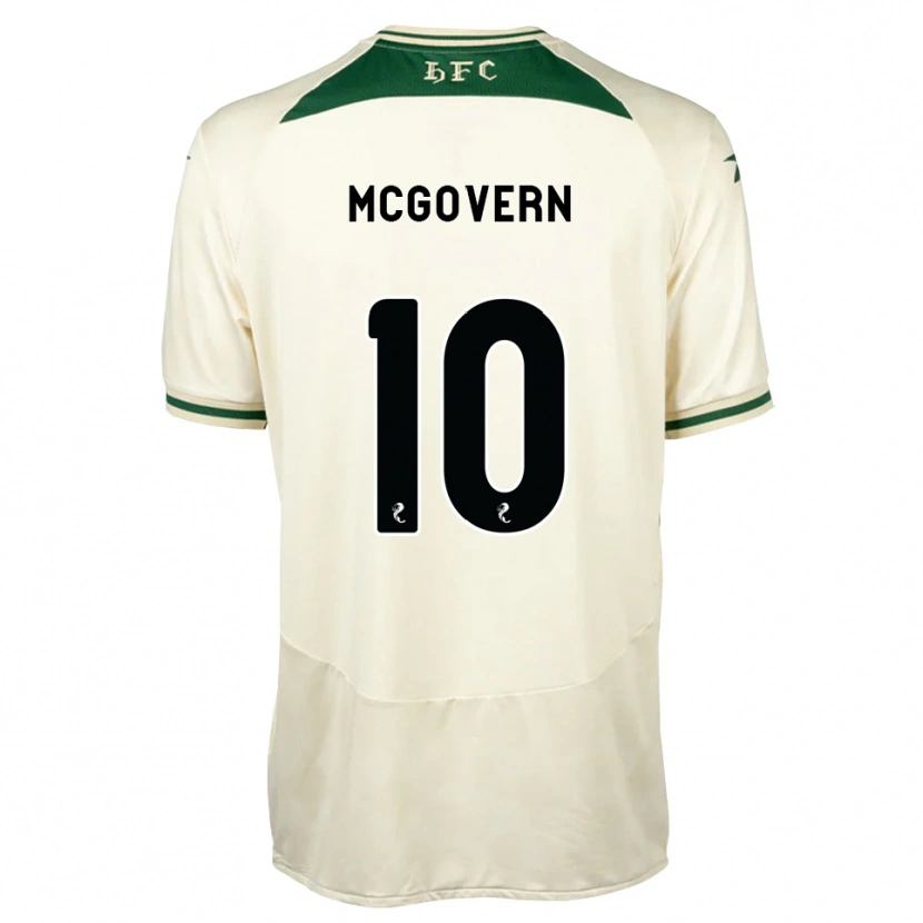 Danxen Uomo Maglia Kathleen Mcgovern #10 Verde Foresta Bianco Kit Gara Away 2026/27 Maglietta