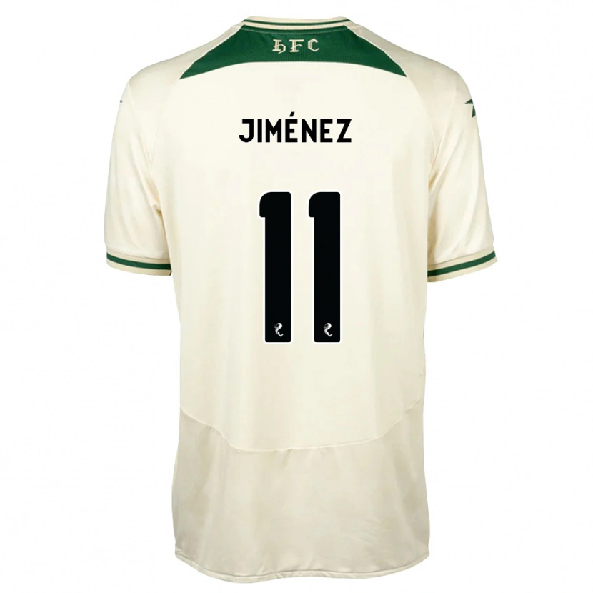 Danxen Uomo Maglia Logan Jiménez #11 Verde Foresta Bianco Kit Gara Away 2026/27 Maglietta