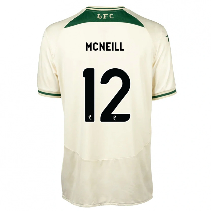 Danxen Uomo Maglia Lewis Mcneill #12 Verde Foresta Bianco Kit Gara Away 2026/27 Maglietta