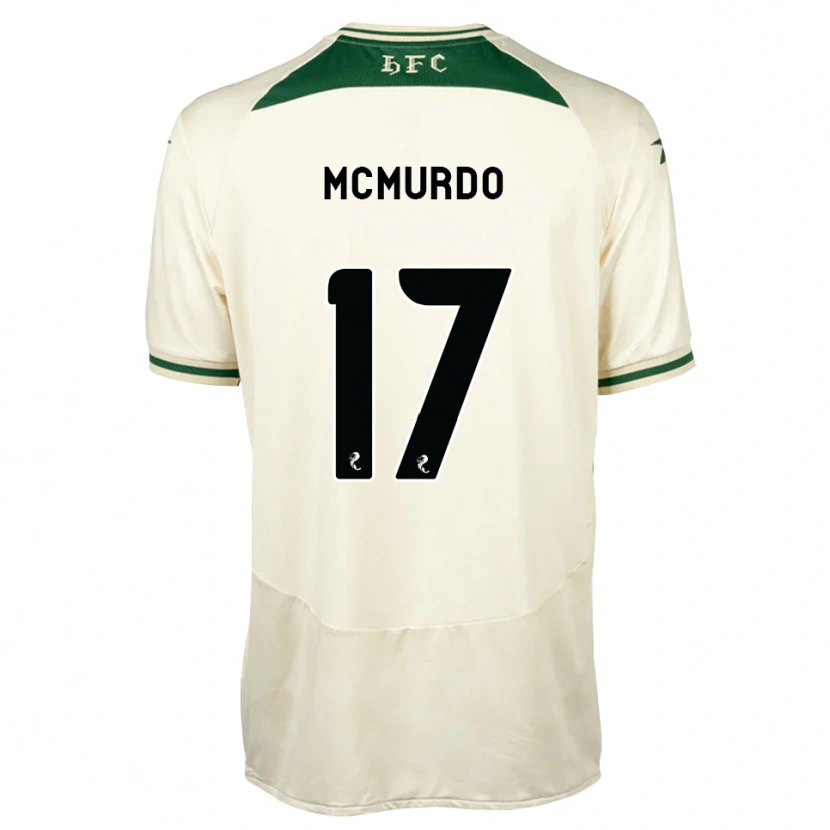 Danxen Uomo Maglia Jamie Mcmurdo #17 Verde Foresta Bianco Kit Gara Away 2026/27 Maglietta