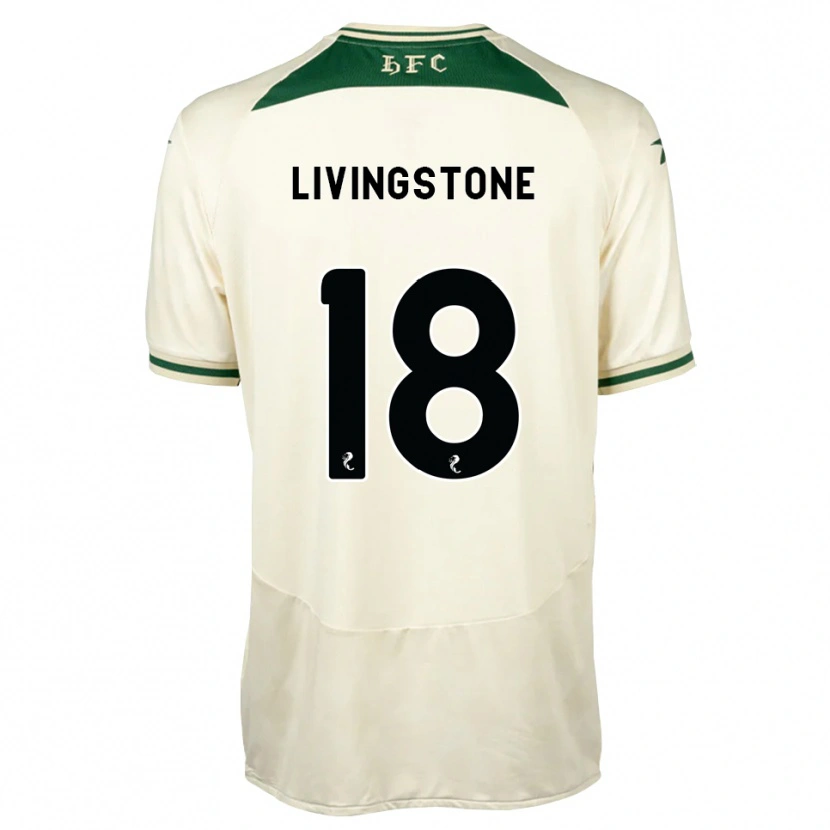 Danxen Uomo Maglia Rosie Livingstone #18 Verde Foresta Bianco Kit Gara Away 2026/27 Maglietta