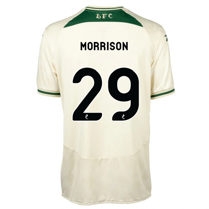 Danxen Uomo Maglia Kirsty Morrison #29 Verde Foresta Bianco Kit Gara Away 2026/27 Maglietta